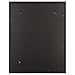 Snap 11x14 Black Wall Picture Frame with Single White Mat for 8x10 Image