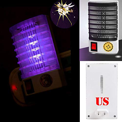 Fxbar LED Socket Electric Mosquito Fly Bug Insect Trap Killer Zapper Night Lamp Lights