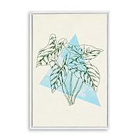 Framed Canvas Wall Art Modern Geometric Pattern Canvas Prints Home Artwork Decoration for Living Room,Bedroom - 16x24 inches