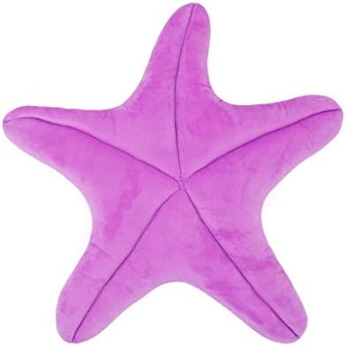 Floor Bloom Decorative Starfish Pillow (Purple)