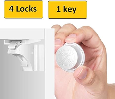 cupboard door child safety catch