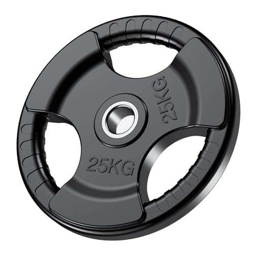 PhysKcal 1 x 25 kg Olympische Hantelscheiben mit Ø50 mm Bohrung