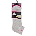 adidas Women's Cushioned Low Cut Socks (3-Pair), Heather Light Onix/Bold Pink/Shock Blue/Intense Or, Medium, (Shoe Size 5-10)