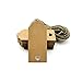 Pixnor 100pcs 9040mm Kraft Paper Gift Tags Tags Wedding Brown