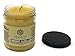 Midnight Vanilla Scented Natural 100% Pure Beeswax Candle, 9 oz - Great for Home Bathroom Living Room Office Study Yoga Spa