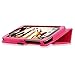 ACdream Case Fits ASUS MeMO Pad 7 LTE [with Auto Wake Sleep Feature] - Premium PU Leather Smart Cover Case, Hot Pink