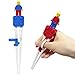 Brick Figure Training Chopsticks for Toddler Kid Children (NON-TOXIC MATERIAL USED PRODUCT) / Lego Brick Compatible (Right hand) (Blue)