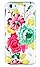 DandyCase 2in1 Hybrid High Impact Hard Pink Floral Pattern + Mint Green Silicone Case Cover for Apple iPhone 5C Screen Cleaner