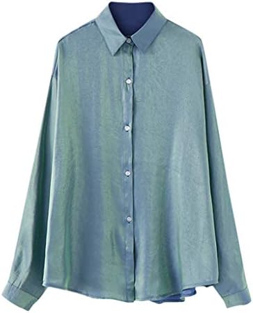 Yumiki シャツ ブラウス レディース 事務服 ビジネス 開襟シャツ スリムフィット シンプル 長袖 快適 折り襟 ゆったり トップス 再入荷 予約販売 熟女 着痩せ 目立つ Ol 秋冬 ストリート パジャマ 原宿系 カジュアル 日常 韓国風 お洒落 通勤