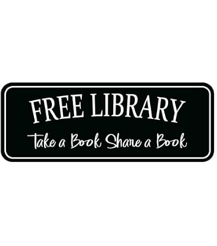 Outdoor Bookshelf Leaner The Book Nook Sign - 12x3 Inch PC For ...