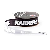 Offray Sports NFL Football Oakland Raiders Ribbon, 7/8