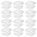 Sterilite 18038612 Flip Top, Clear, 12-Pack primary