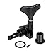 Pack of 5pcs Bass Tuning Pegs Black Sealed Machine Head for 5 String Bass 2L3R