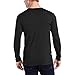 100% Merino Wool Lightweight Mens Base Layer - Long Sleeve Crew Shirt Black XL
