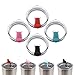 Koogel Tumbler Replacement Lids,4 Pcs 30oz Spill-proof Splash Resistant Lids Covers for Tumblers Cups