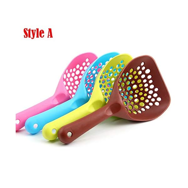 PENVEAT - Lettiera per animali domestici, in plastica, per animali domestici, gatti, pala per la pulizia dei rifiuti…