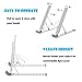 Ropoon Laptop Stand, Foldable 9 Height Adjustment Notebook Holder Stainless Steel Eye-Level Ergonomic Laptop Desk Stand, Portable Laptop Riser Compatible with Notebook, HP, Dell, IBM, iPad Tabletthumb 2