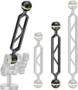Sea Frogs 6" Double Ball Arm 1" Mount Underwater Housing Strobe Video Light view 3