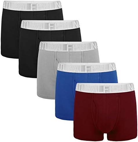 Mens Boxers Multi Pack Underwear Trunks Cotton Boxer Shorts for Men Pack S M L XL XXL