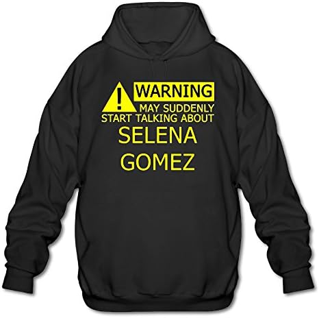 Custom Selena Gomez Men's Blank Hooded Sweatshirt Fall/Winter