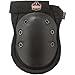 Ergodyne - 18336 ProFlex 335HL Slip Resistant Rubber Cap Knee Pads, Hook & Loop Closure Black Cap