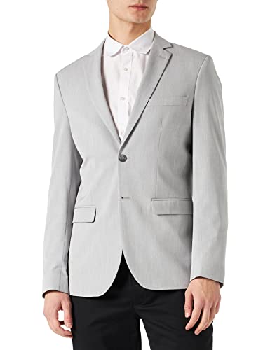 SELETED HOMME Men's SLHSLIM-Liam BLZ Flex B NOOS Blazer, Light Grey Melange, 106