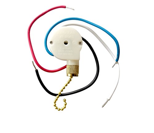 Zing Ear Ceiling Fan Pull Chain 3 Speed Control Switch Ze-208s E89885