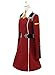 BoerMee Womens Darling Cosplay Costume Zero Two School Uniform Dress (S, Red)