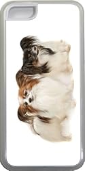Rikki Knight™ Two Papillion Dogs Design iPhone 5c