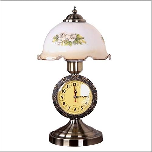 study lamp with clock
