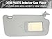 OEM Interior Sun Visor Right Gray 1EA for HYUNDAI 2006 - 2010 Accent / New Verna