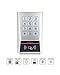 LONGWO BK2-EH Access Control Keypad Door Entry Device Gate Opener Keypad Rugged Metal Waterproof Housing Read HID and EM Card Wiegand Input/Output