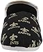 FOCO NFL Womens Canvas Stripe Slip On Shoes