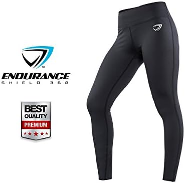 Women's Compression Pants - Performance Grade Compression Pants Designed for Active Women - Great for Running, Yoga & Working Out - Sized for Girls & Women - Endurance Shield 360-100%!