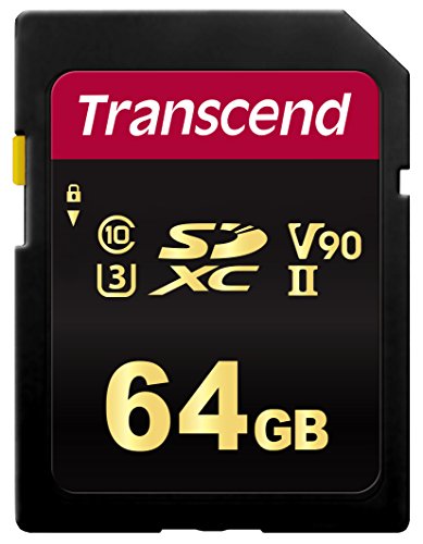 Transcend 64GB microSDXC 700S Speicherkarte mit Adapter, UHS-II U3, V90, bis zu 285 MB/s | Ideal für 8K-Videoaufnahme & professionelle Fotografie