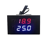 KETOTEK Programmable Thermostat Regulator Fish Tank DC 12V 10A Digital Adjustable Temperature Controller -50-110C Incubation Thermostat Waterproof Sensor Probe Mini Microcomputer