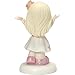 Precious Moments Girl in Floral Skirt I Can Do All Things Porcelain Figurine 185081, One Size, Multi