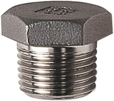 PLUG ST. ST. 150LB 1 NPT - Male Thread, NPTF (316 stainless steel pipe fittings)