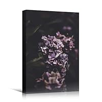 Canvas Wall Art Pink Fields Bohemian Colorful Floral Group Multicolor Photography - 12x18 inches