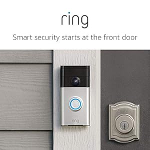 Amazon.com: Ring Wi-Fi Enabled Video Doorbell in Satin