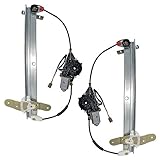 Driver and Passenger Front Power Window Lift Regulators & Motor Assemblies Replacement for Ford Mercury F2AZ54233B95A F2AZ54233B94A