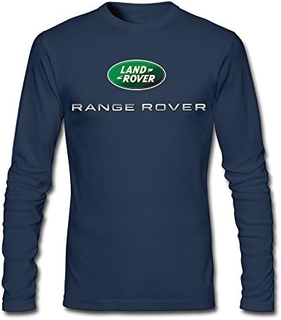 Men Range Rover Logo Long Sleeve T-Shirt Navy