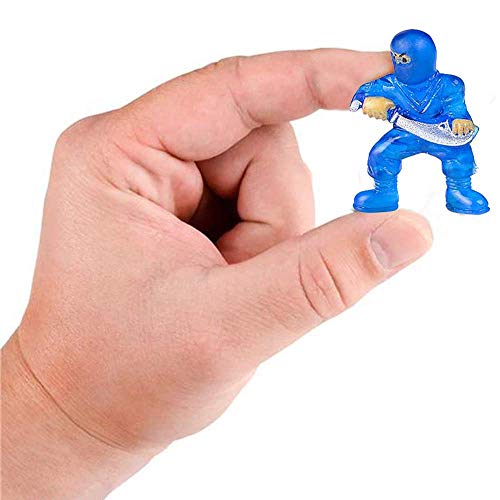 ArtCreativity Mini Ninja Figurines, Pack of 48, Assorted Colors Plastic