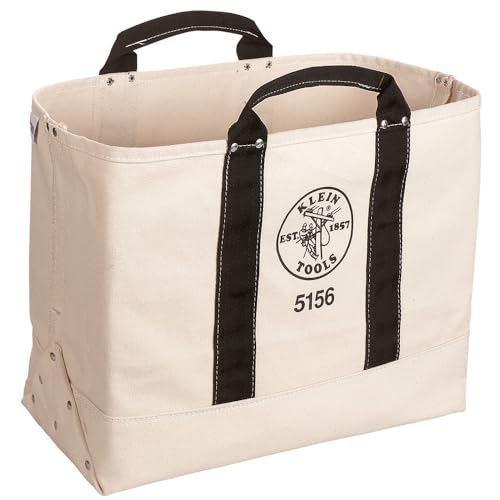 Klein Tools 5156 Canvas Tool Bag, 19-Inch
