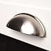 South Main Hardware 25-Pack, SH387-SN-25 Modern Bin Cup Drawer Handle Pull, 3
