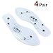 Acupressure Massage Foot Massage Foot Reflexology Pain Relief Shoes Insole 4 Pairs Washable