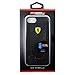 Scuderia Ferrari Carbon PU Hard Case for iPhone 7 and iPhone 8 (Pit Stop - Black)