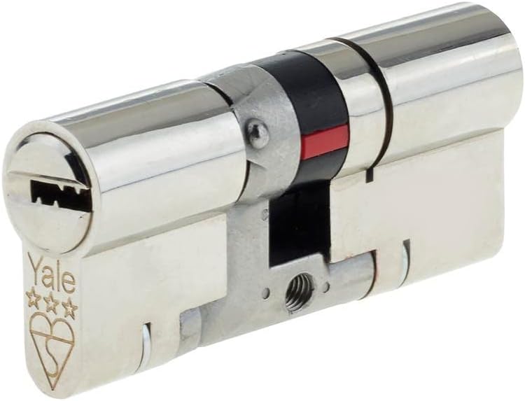 Yale Anti-Snap 3 Star Euro Cylinder Nickel 40:45 85 mm High Security
