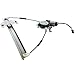 MILLION PARTS Front Left Driver Side Power Window Regulator with Motor Compatible with 2006 2007 Jeep Liberty Sport Utility 4-Door