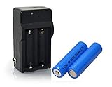 2Pcs 14500 AA Rechargable Battery, TFSeven 2000mAh 3.7V Li-ion Lithium AA Battery For Cree Led Flashlight Laser Pointer Presenter Digital Camera Electronic Cigarette Remote Control + AA Dual Charger